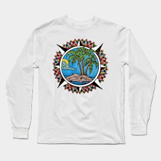 Island Mandala Long Sleeve T-Shirt